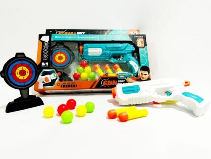 2-in-1 Tactical Soft Bullet Blaster & Target Set