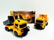 Armored Pioneer Construction Dump Truck Set